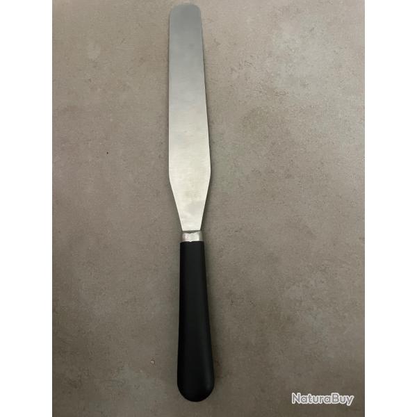 Spatule manche surmoul  bague lame  inox de 23 cm Neuf