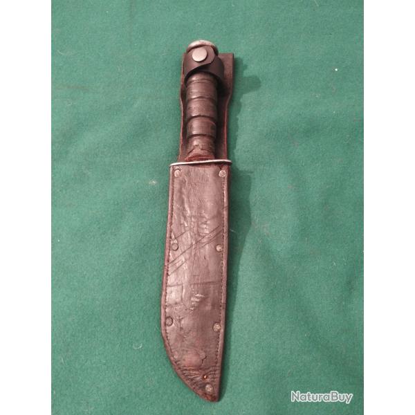Couteau americain pour officier pilote  type Kabar.WW2 et Guerre du Vietname.