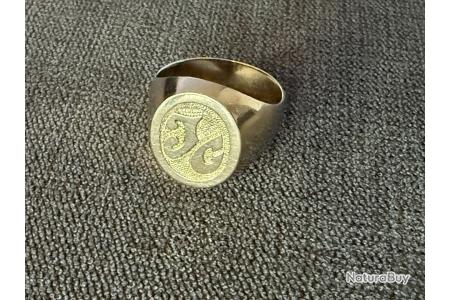 Chevalière Homme En Or 18 Carats - Taille 66 - Or Jaune - Occasion