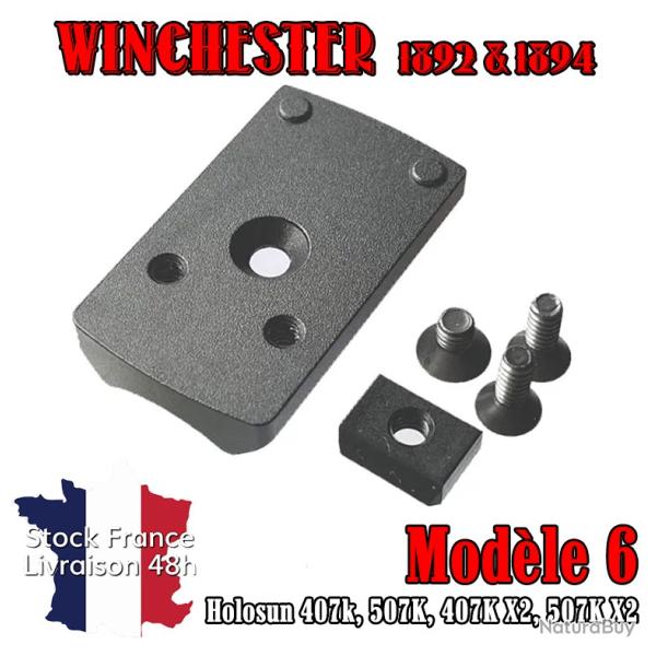 Embase montage pour point rouge pour winchester 1892 et 1894 - Mod�le 6 - Envoi depuis la France