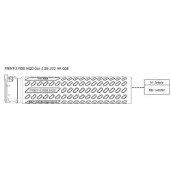 B&T Silencieux PRINT-X RBS NQD Cal. 5.56/.223 HK G36