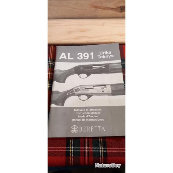 Notice al391 beretta teknys
