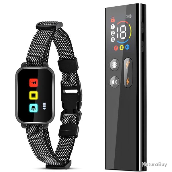 collier d'entranement lectrique pour 1 chien 4 Modes avec tlcommande