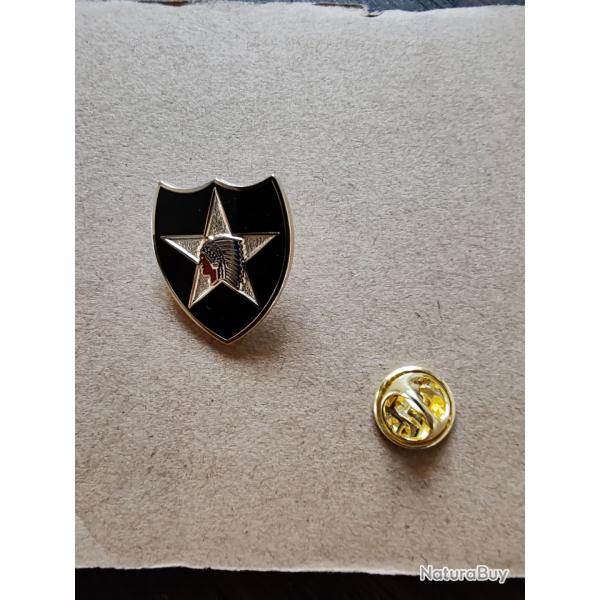 INSIGNE METAL 2 EME DIUS "INDIAN HEAD"