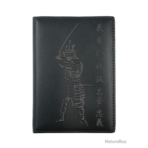 Porte-papiers noir Bushido et Samoura
