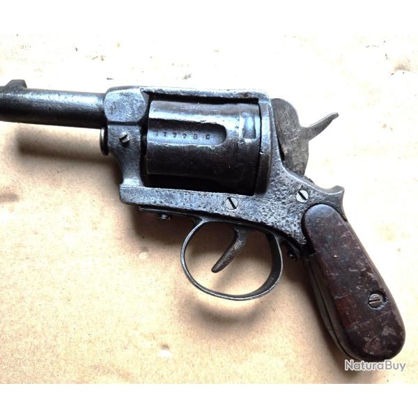 Revolver Gasser type Montngrin model 1870,  complter, calibre 11mm  poudre noire.
