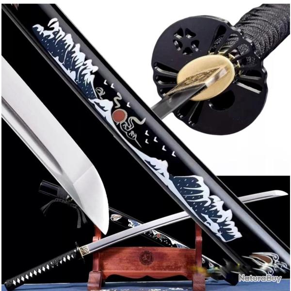 Katana Mont Fuji - Force et �l�gance R�unies. Fait main, tranchant comme un rasoir