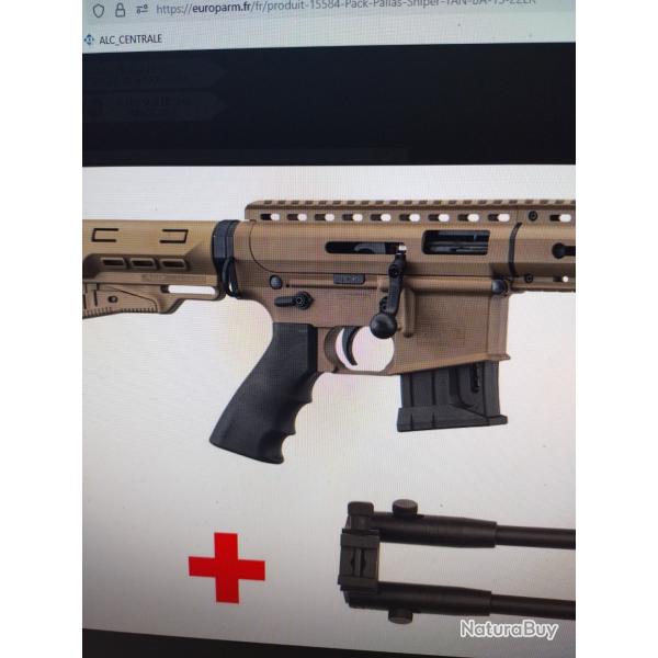 Pack pallas sniper tan ba-15 - 22lr