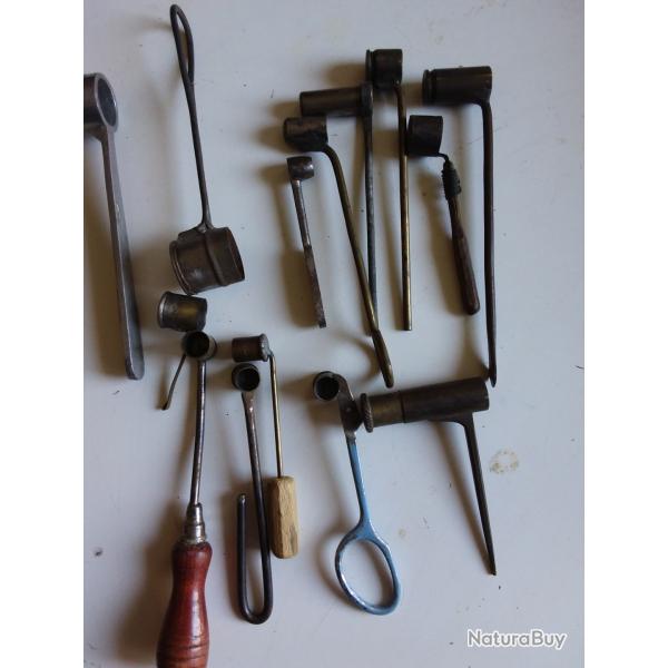 Un lot de  chargettes  pour  petits  calibre (fabrication  artisanal )