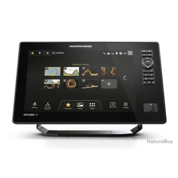 Sondeur Humminbird Xplore 12 MEGASI+, Sans sonde