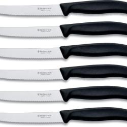 Victorinox 6.7833.6 Swiss Classic set de 6 couteaux de table, noir