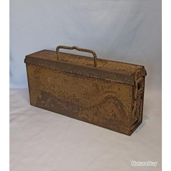 Caisse � munitions Mitrailleuse Allemande MG Camo sable dat�e 41 WW2