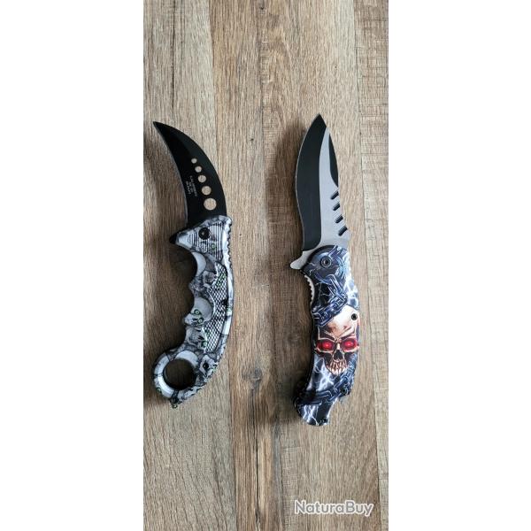 Lot de 2 couteaux fantaisies