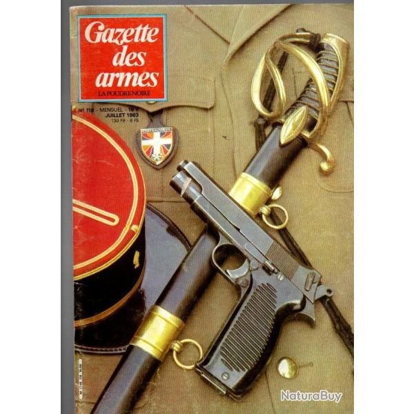 gazette des armes 119 , springfield mod 1873, carabine de cavalerie mauser mod 1871, couteaux de