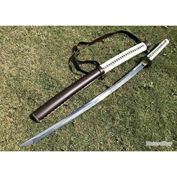 Katana traditionnel en acier 1095 - Tranchant extr�me et qualit� d'exception