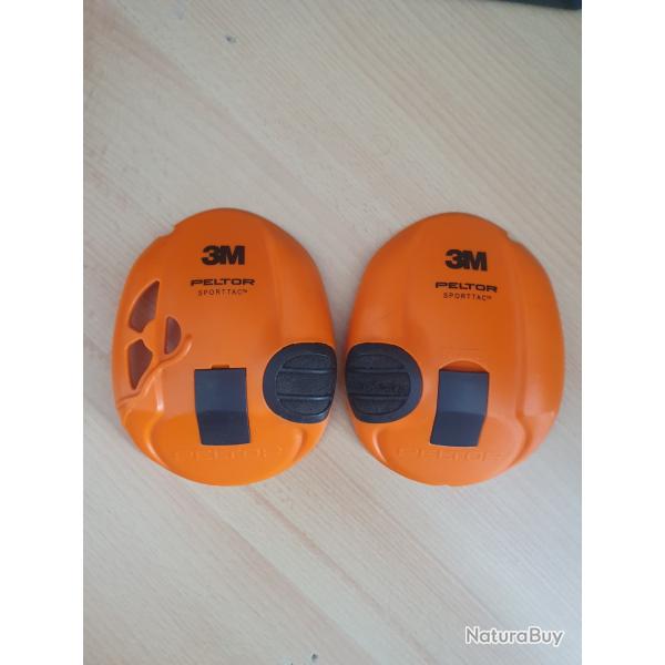 Coque orange casque peltor