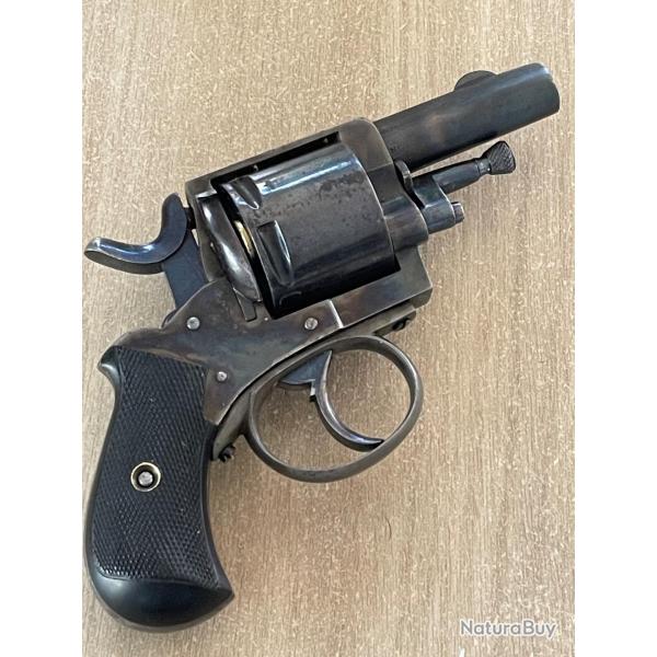 EXCEPTIONNEL BRITISH BULLDOG ��DRILLIEN Arq �   cal 38  �A.FRANCOTTE��, EN �TAT DE COLLECTION MUS�E