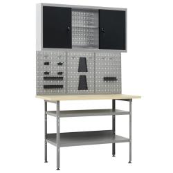 &Eacute;tabli avec 3 panneaux muraux et 1 armoire