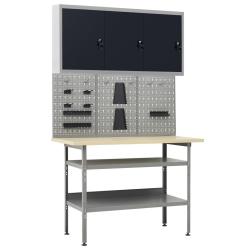 &Eacute;tabli avec 3 panneaux muraux et 1 armoire