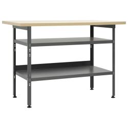 &Eacute;tabli Gris 120x60x85 cm Acier