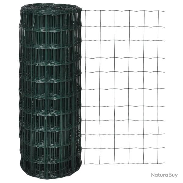 Cl�ture euro Acier 25 x 1,0 m Vert