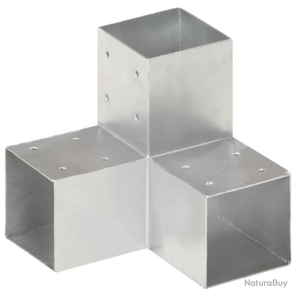Connecteur de poteau Forme en Y M�tal galvanis� 91x91 mm