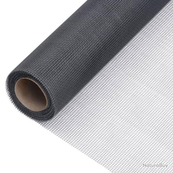 �cran en treillis Fibre de verre 112x2000 cm Gris