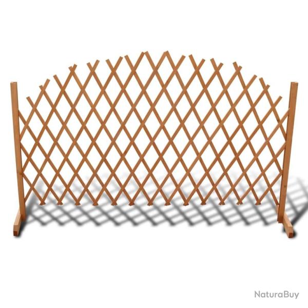 Cl�ture en treillis bois solide 180x100 cm alsavelo