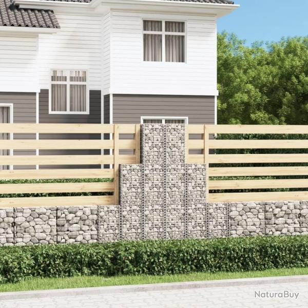 6 gabions en fil galvanis�
