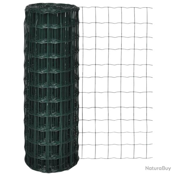 Cl�ture euro Acier 10 x 1,5 m Vert