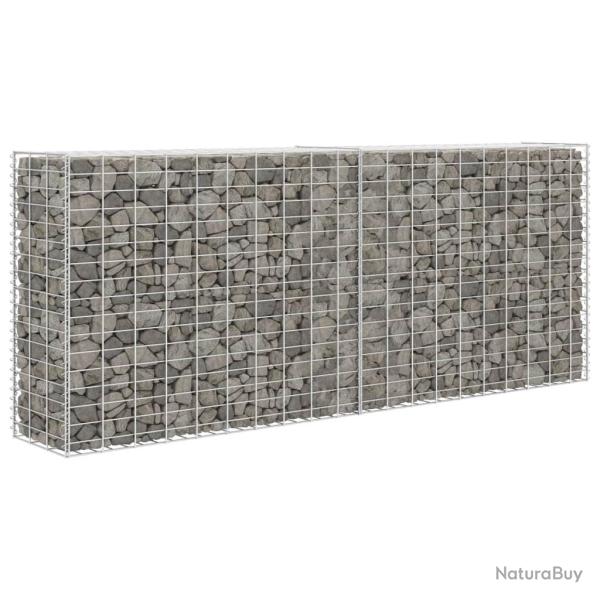 Panier de gabion Acier inoxydable 85x30x200 cm