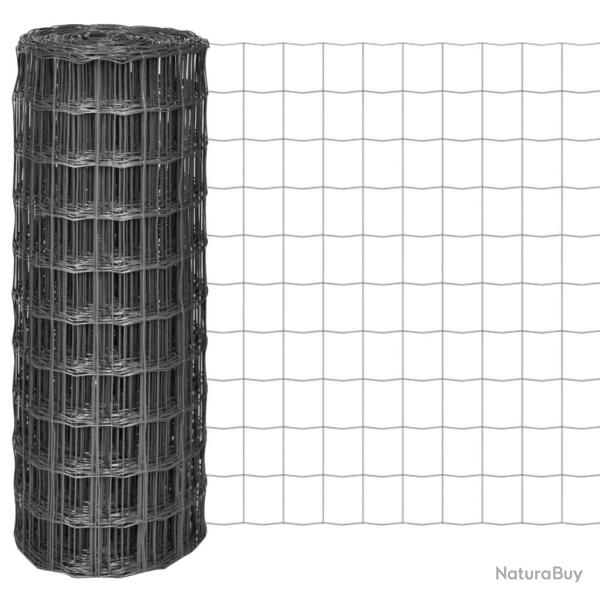 Cl�ture euro Acier 25 x 1 m Gris