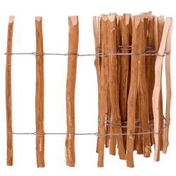 Cl&ocirc;ture &agrave; piquets Bois de noisetier 60x500 cm