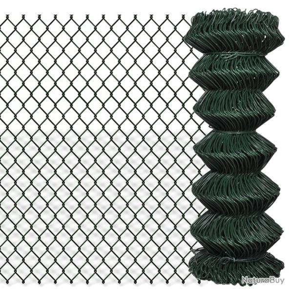 Cl�ture � mailles losang�es Acier 1x25 m Vert