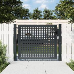 Portail de jardin Anthracite 100x75 cm Acier