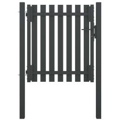 Portail de jardin en acier 100x75 cm anthracite