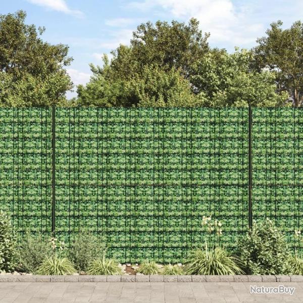 �crans d'intimit� de jardin 4 pcs PVC 35x0,19 m Vert