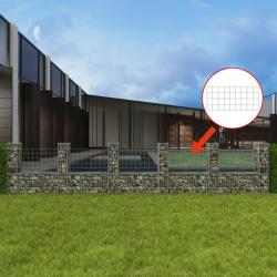 Panier de gabion en forme de U Acier galvanis&eacute; 570x20x100 cm