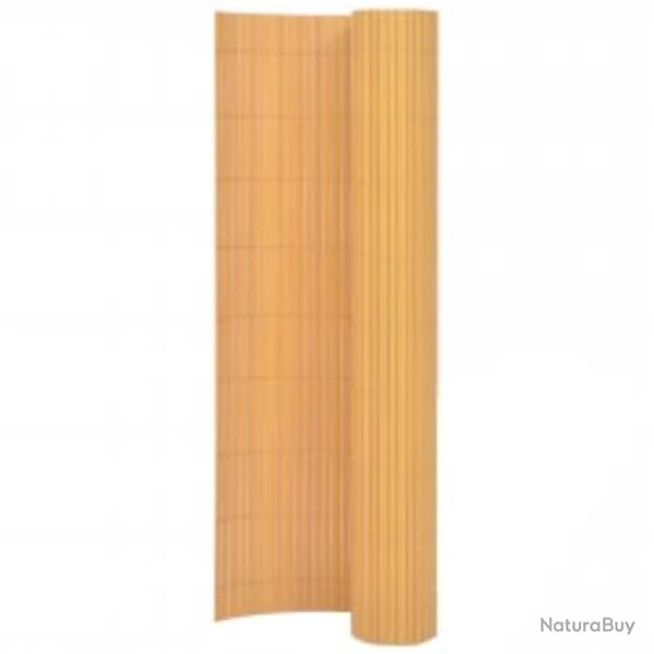 Cl�ture de jardin double face 110x400 cm Jaune