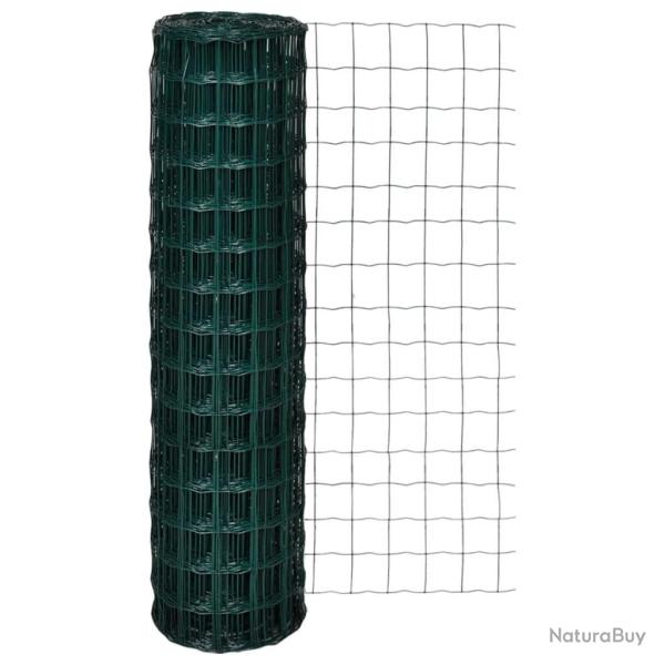 Cl�ture euro Acier 10 x 1,5 m Vert