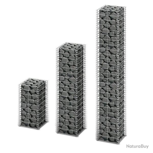 3 gabions en fil galvanis�