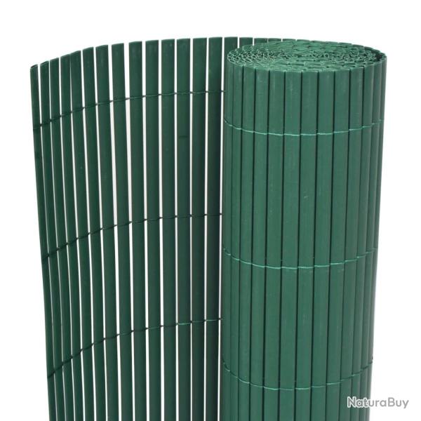 Cl�ture de jardin Double face PVC 90 x 500 cm Vert