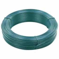 Fil de liaison de clôture 250 m 2,3/3,8 mm Acier Vert noirâtre alsavelo