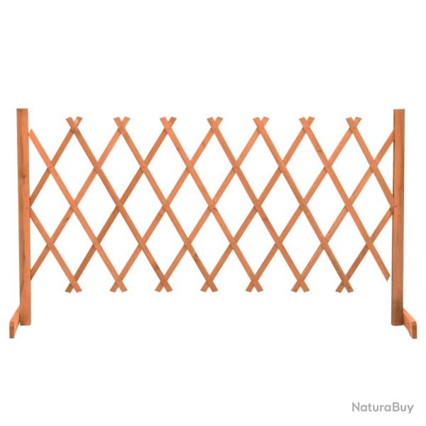 Cl�ture en treillis de jardin Orange 150x80 cm Bois de sapin