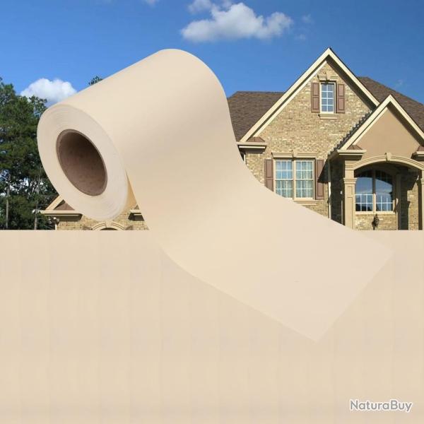 �cran d'intimit� de jardin PVC 35x0,19 m Cr�me