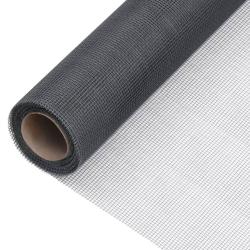 &Eacute;cran en treillis Fibre de verre 80x2000 cm Gris