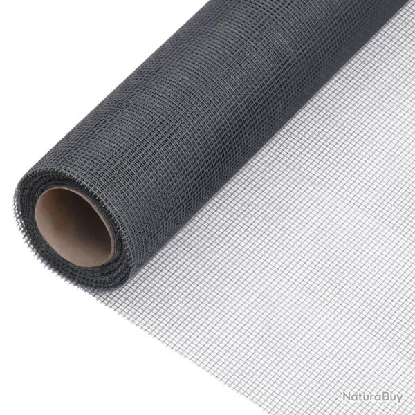 �cran en treillis Fibre de verre 80x2000 cm Gris alsavelo