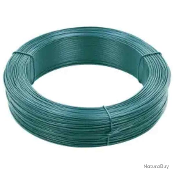 Fil de liaison de clture 250 m 1,6/2,5 mm Acier Vert noirtre alsavelo