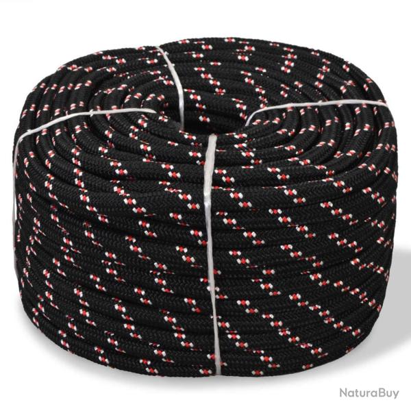 Corde de bateau Polypropyl�ne 14 mm 50 m Noir