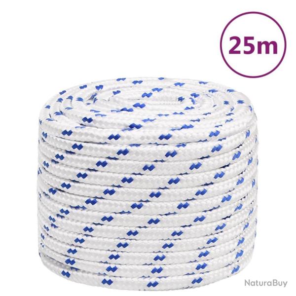 Corde de bateau Blanc 16 mm 25 m Polypropyl�ne